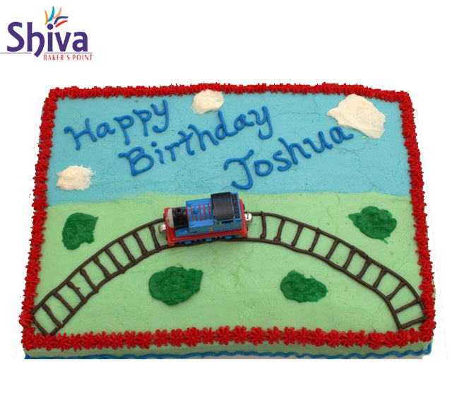 Personalised Train Ticket Novelty Birthday Cake | Susie's Cakes