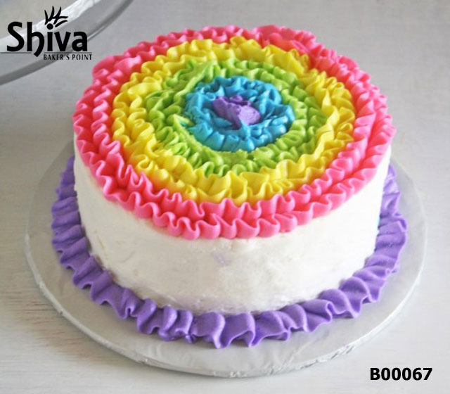 1KG Cakes - Rainbow Cake