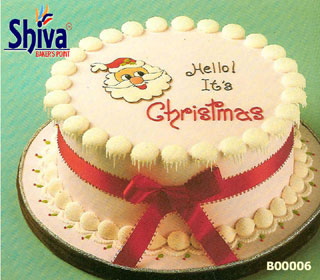 1KG Cakes - Christmas Cake