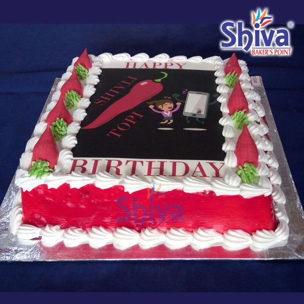 Neha's Bakery - Shiva theme cake!! Photo cake.. | Facebook